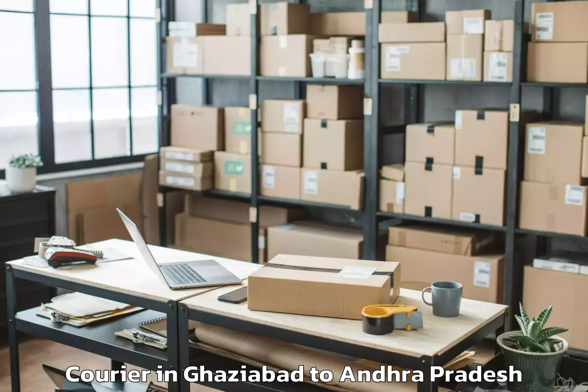 Quality Ghaziabad to Peddapappuru Courier